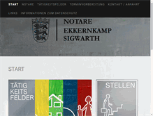 Tablet Screenshot of notare-e-s.de